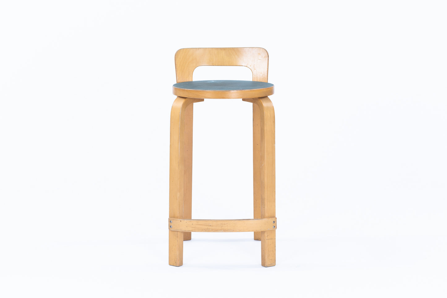 Alvar Aalto | K65 high chair blue linoleum
