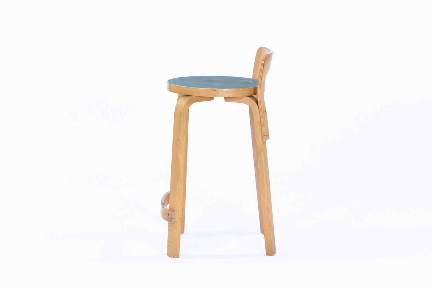 Alvar Aalto | K65 high chair blue linoleum