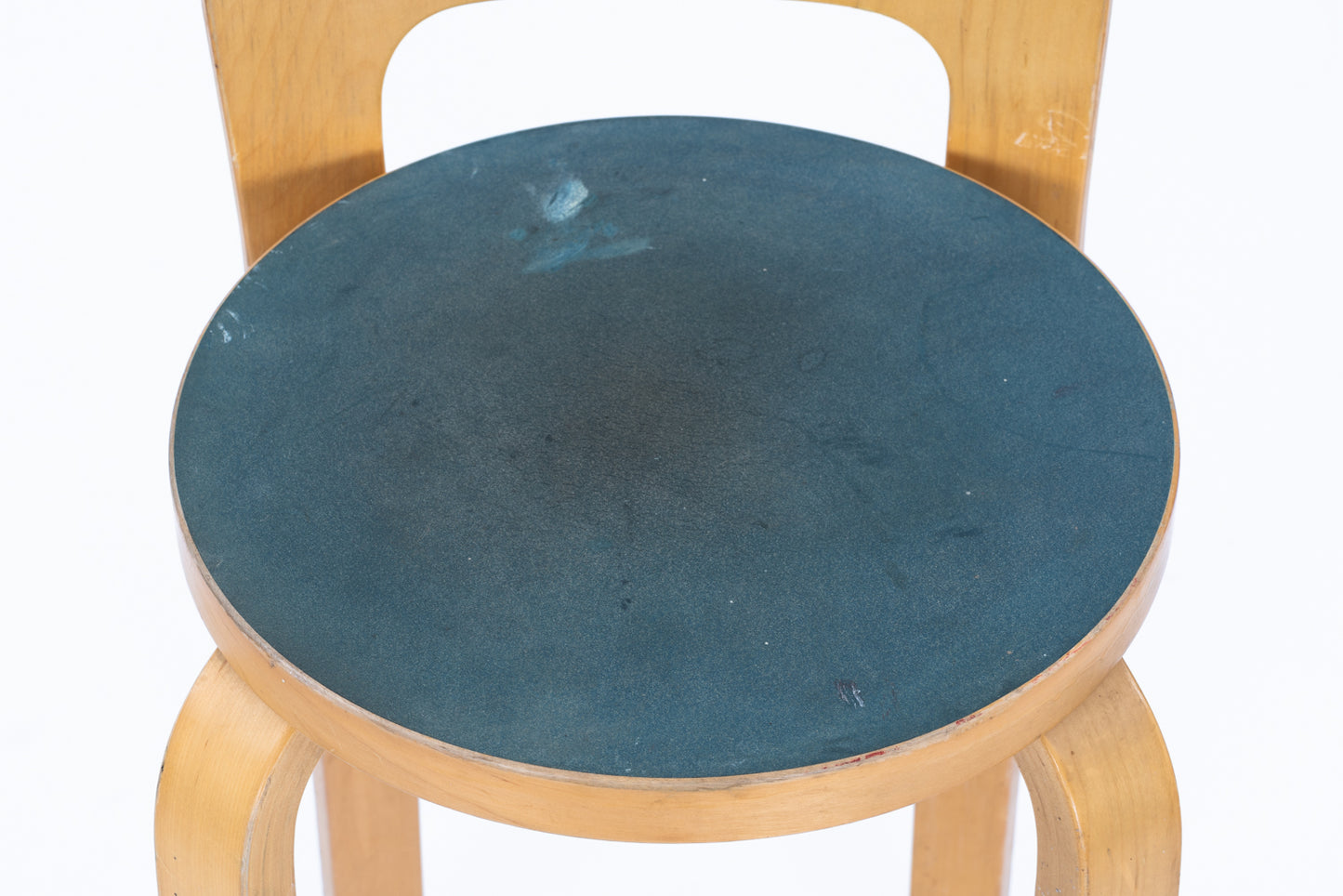 Alvar Aalto | K65 high chair blue linoleum
