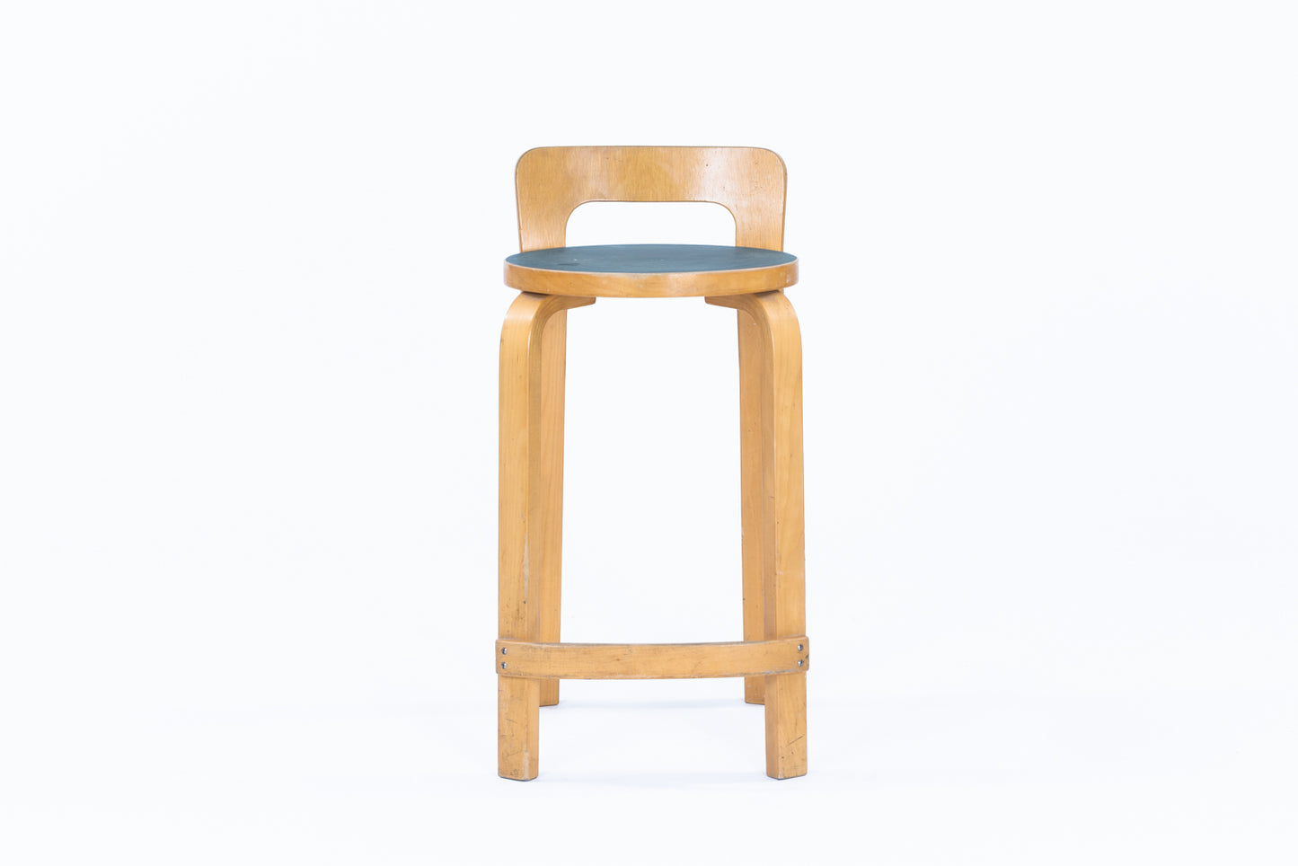 Alvar Aalto | K65 high chair blue linoleum