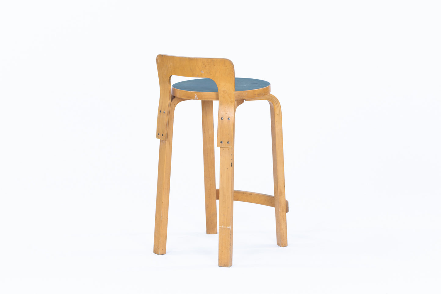 Alvar Aalto | K65 high chair blue linoleum