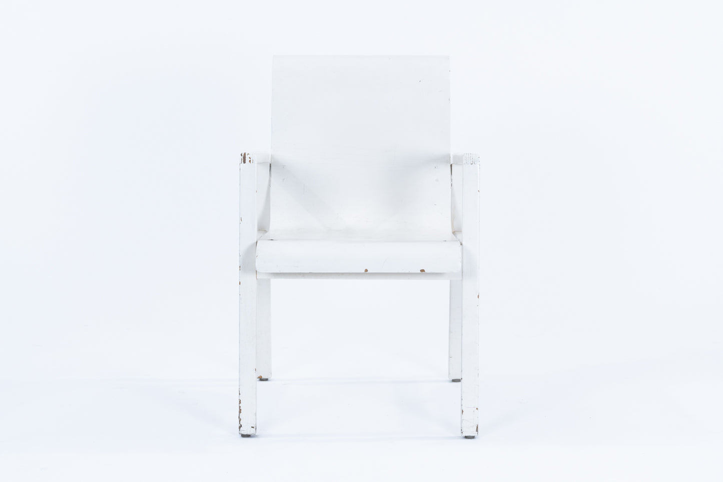 Alvar Aalto | 51 / 403 Hallway arm chair & 907b table set white paint