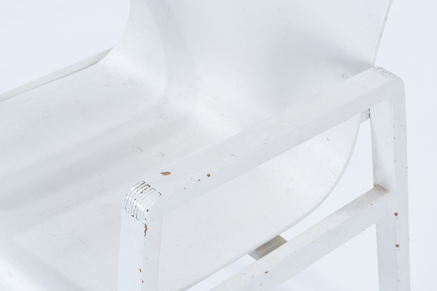 Alvar Aalto | 51 / 403 Hallway arm chair & 907b table set white paint