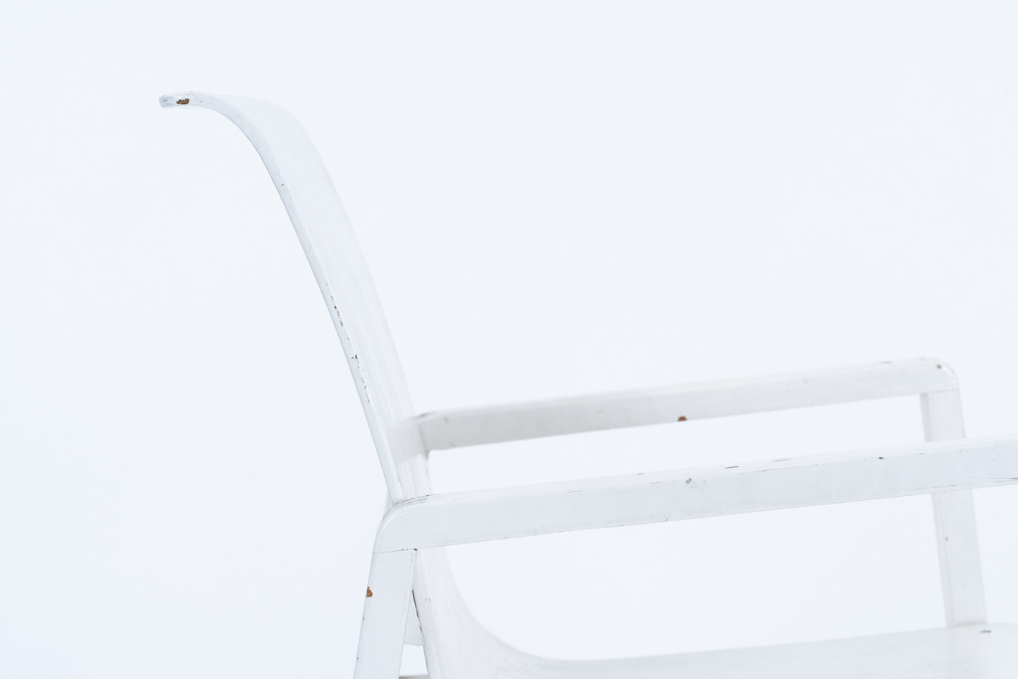 Alvar Aalto | 51 / 403 Hallway arm chair & 907b table set white paint