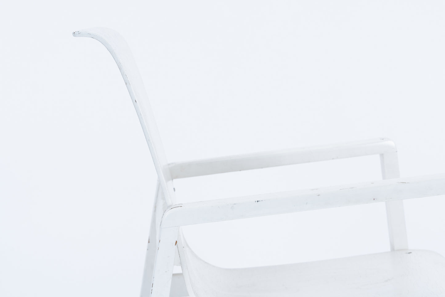Alvar Aalto | 51 / 403 Hallway arm chair & 907b table set white paint