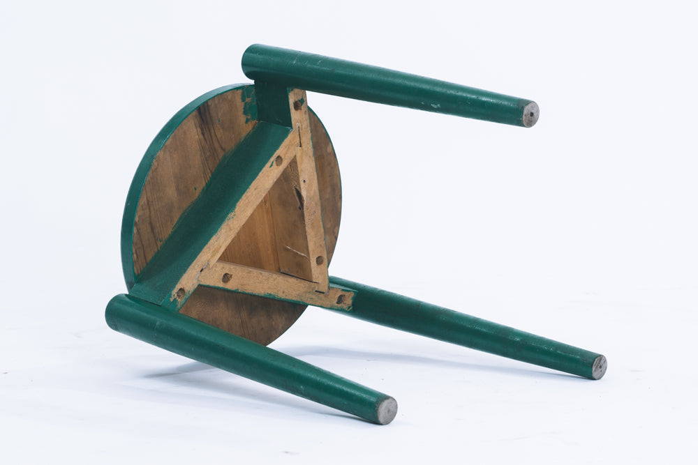 Ilmari Tapiovaara | stool green paint