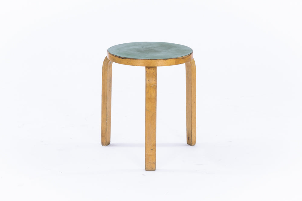 Alvar Aalto | stool 60 green linoleum – kaikki gallery