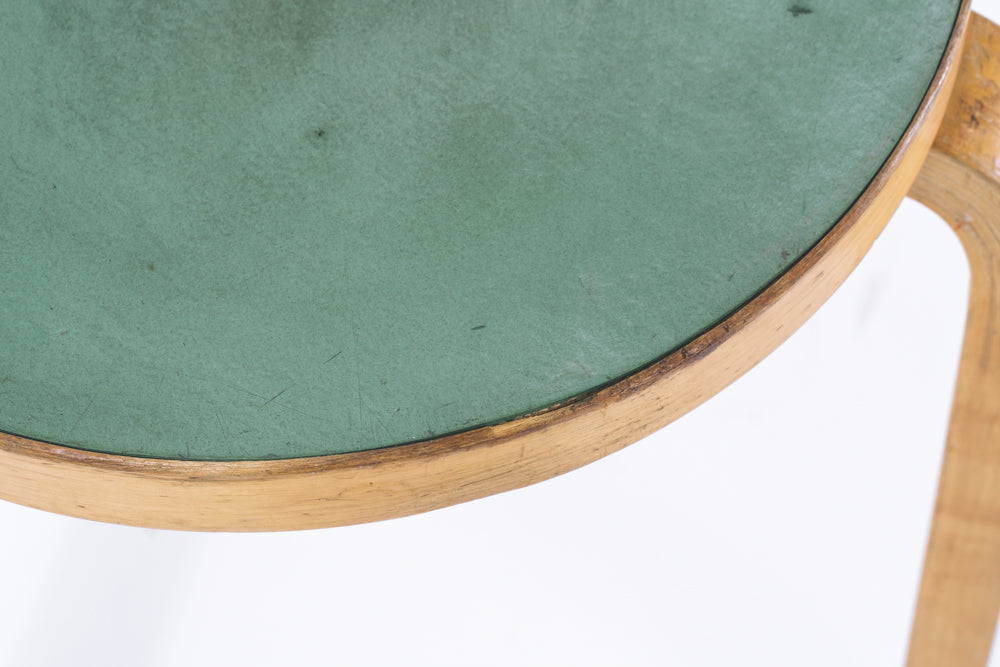 Alvar Aalto | stool 60 green linoleum