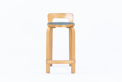 Alvar Aalto | K65 high chair blue linoleum