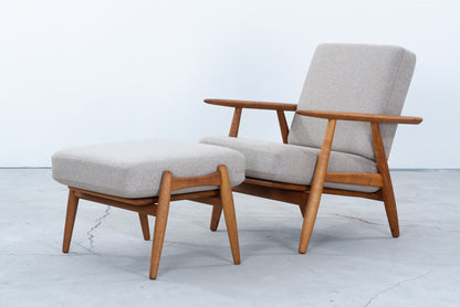 Hans J Wegner | GE240A easy chair& GE240S ottoman set